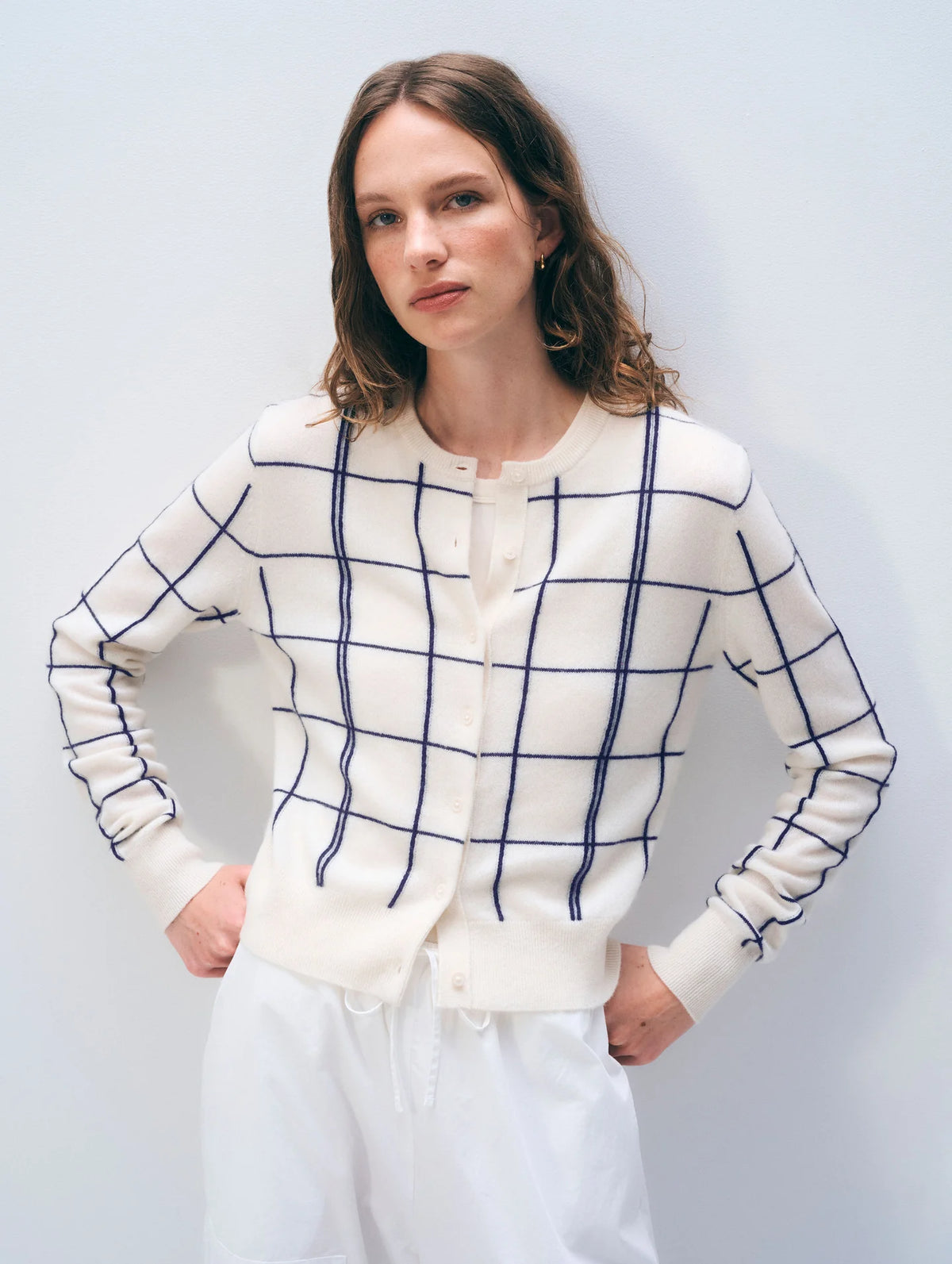 Windowpane Cardigan