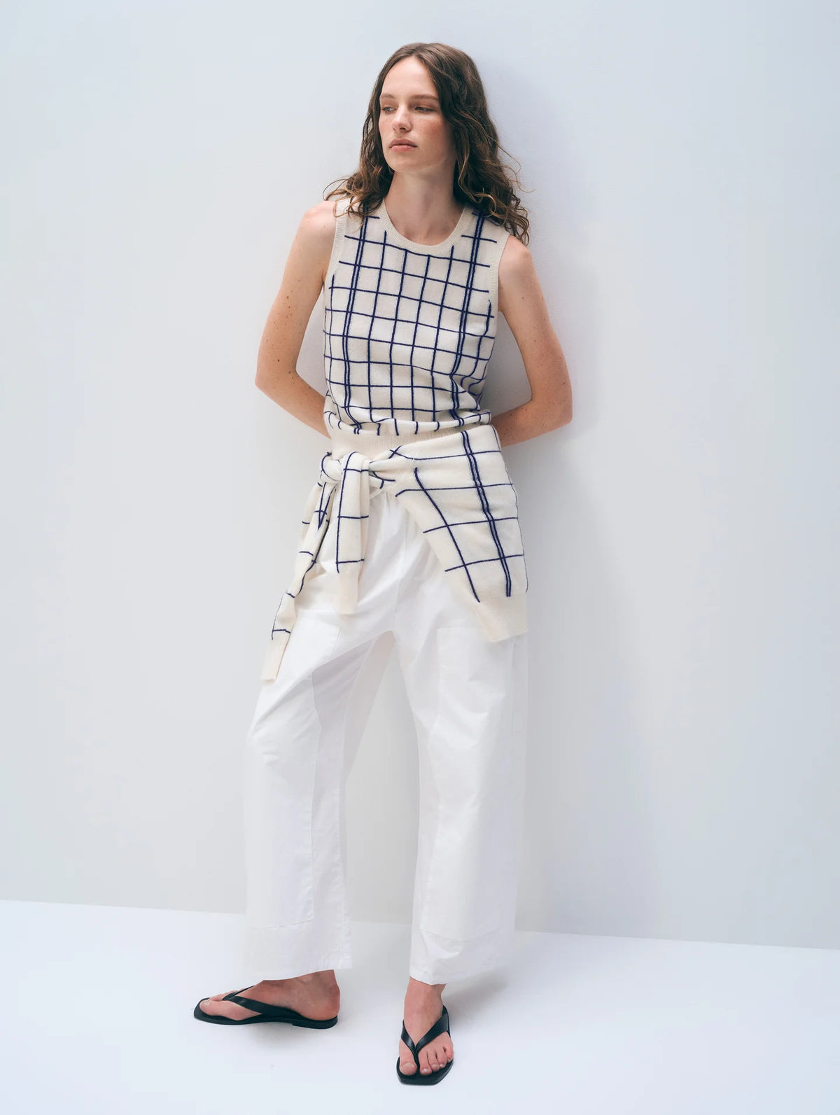 Windowpane Vest