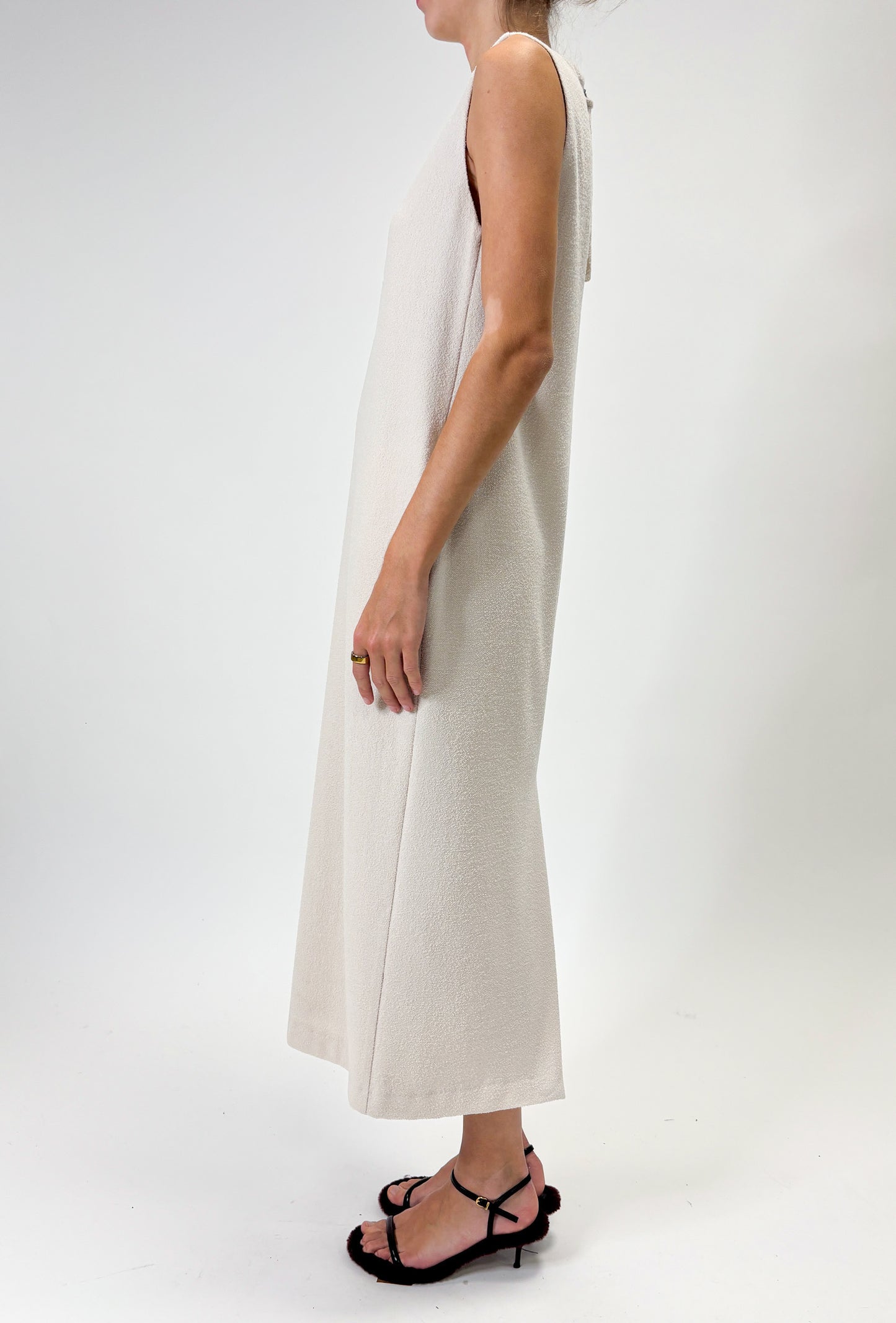 BOUCLE SHIFT DRESS