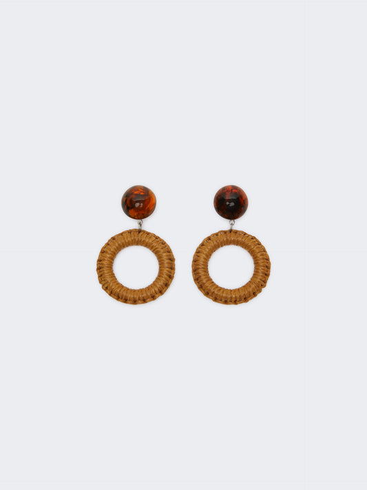 RAFFIA EARRINGS