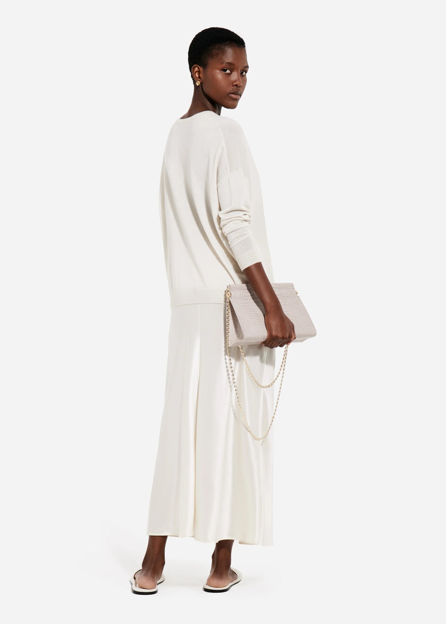 SILK SLIP SKIRT