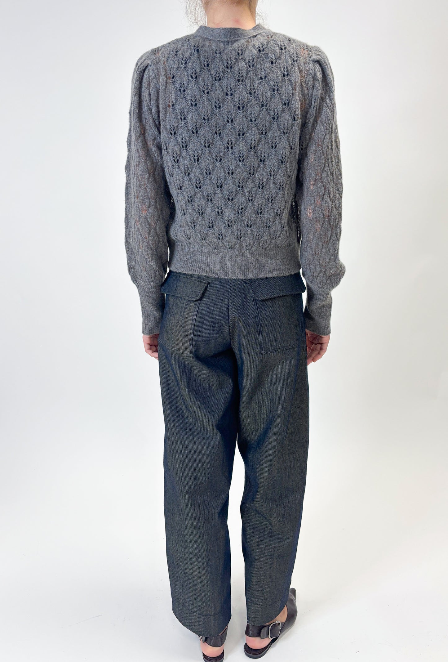 POINTELLE CARDIGAN