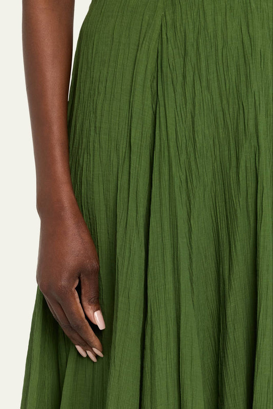 CRINKLED MAXI SKIRT