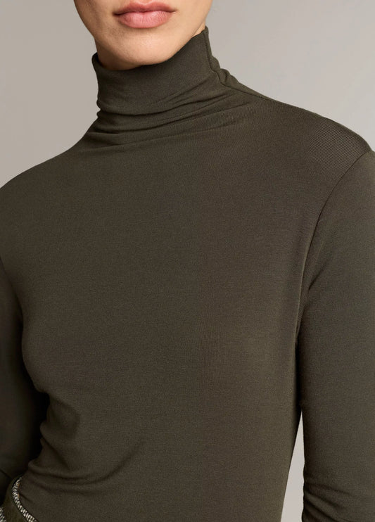 JERSEY TURTLENECK