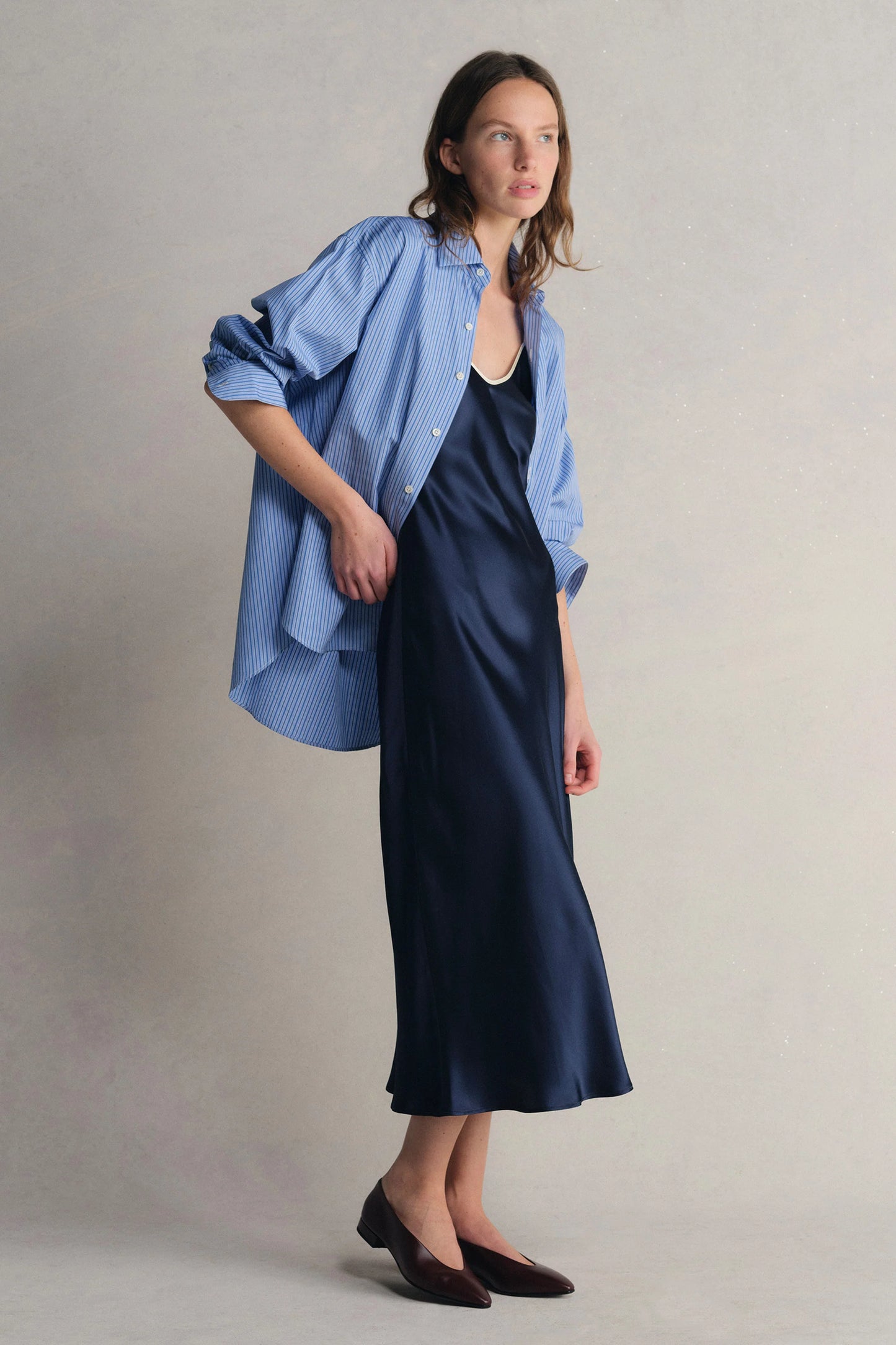 SILK BIAS DRESS