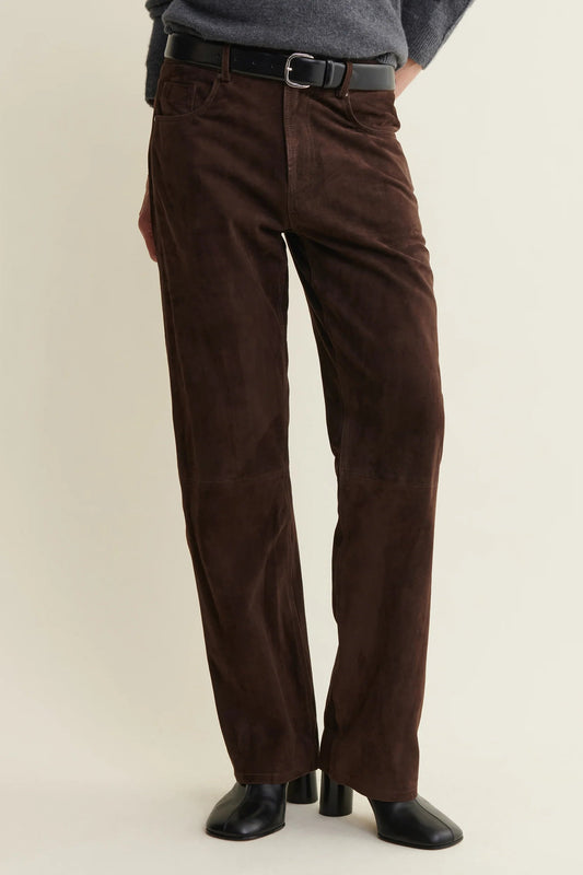 JEAN SUEDE TROUSER