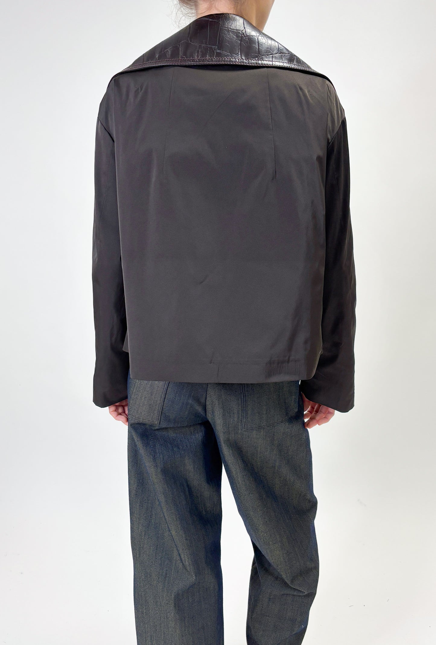 FAUX CROC JACKET