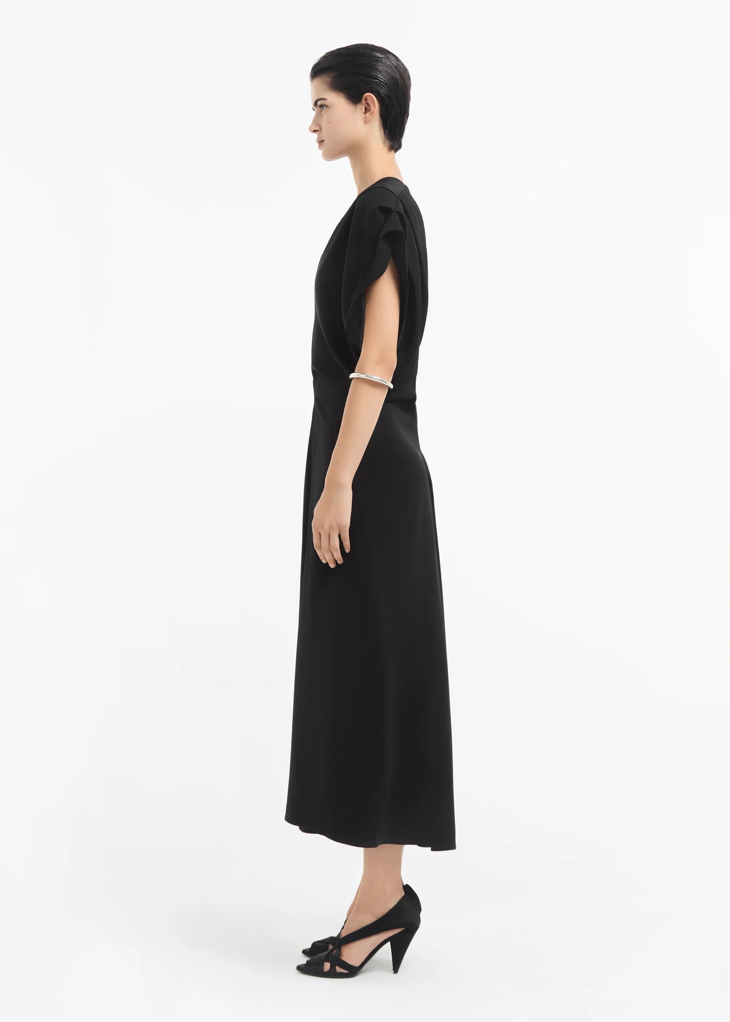 DRAPED DRESS