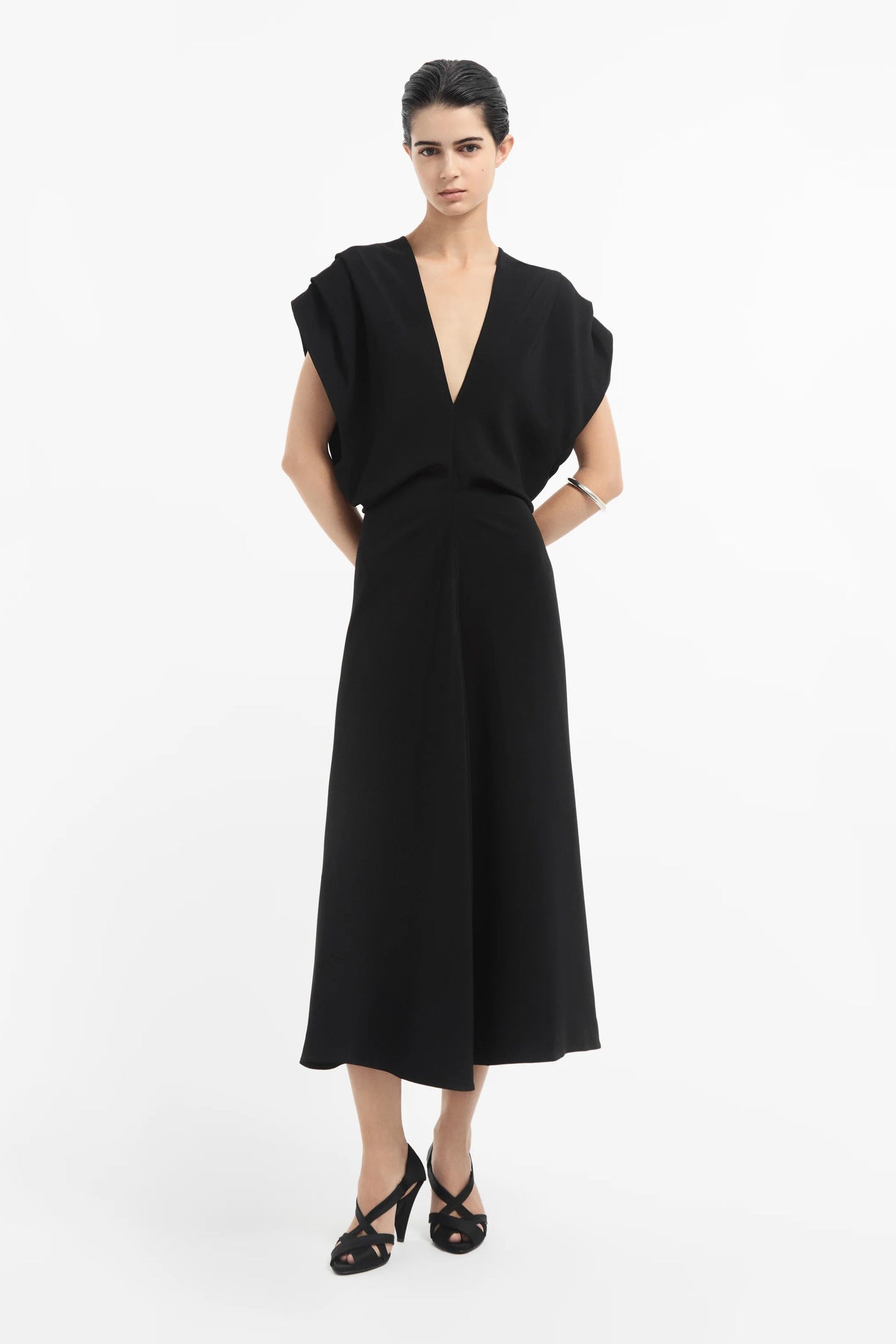 DRAPED DRESS