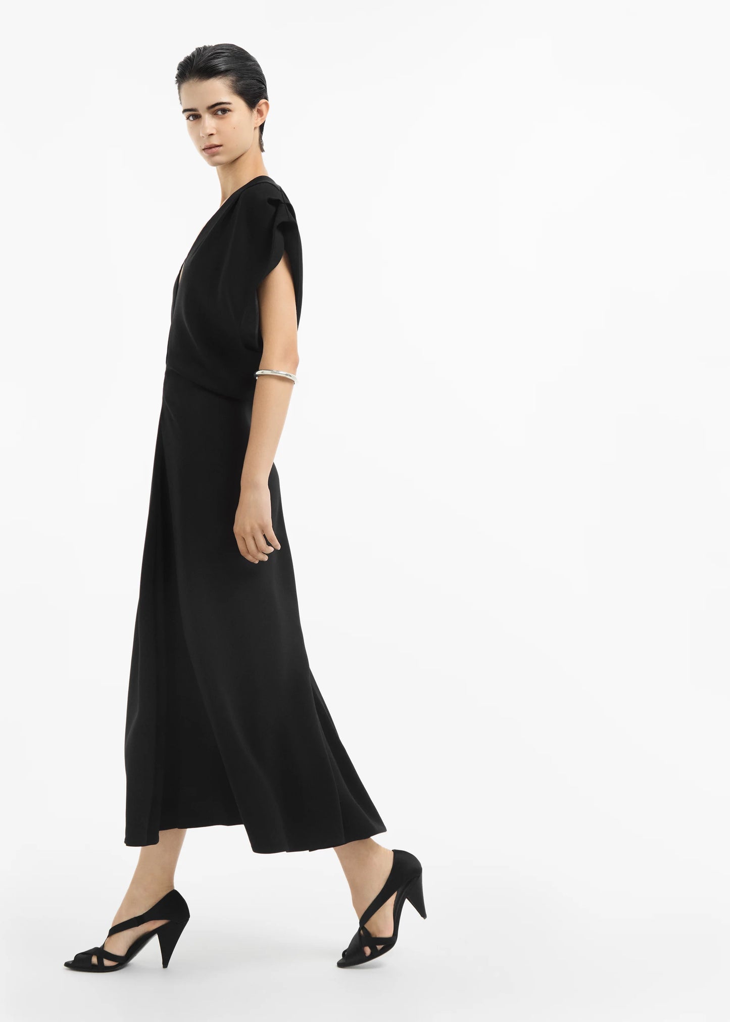 DRAPED DRESS