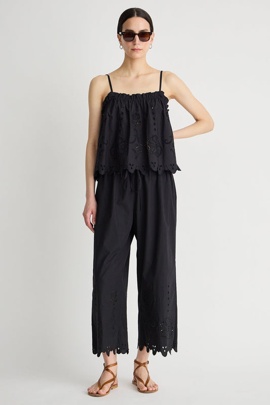 EMBROIDERED KARI PANT