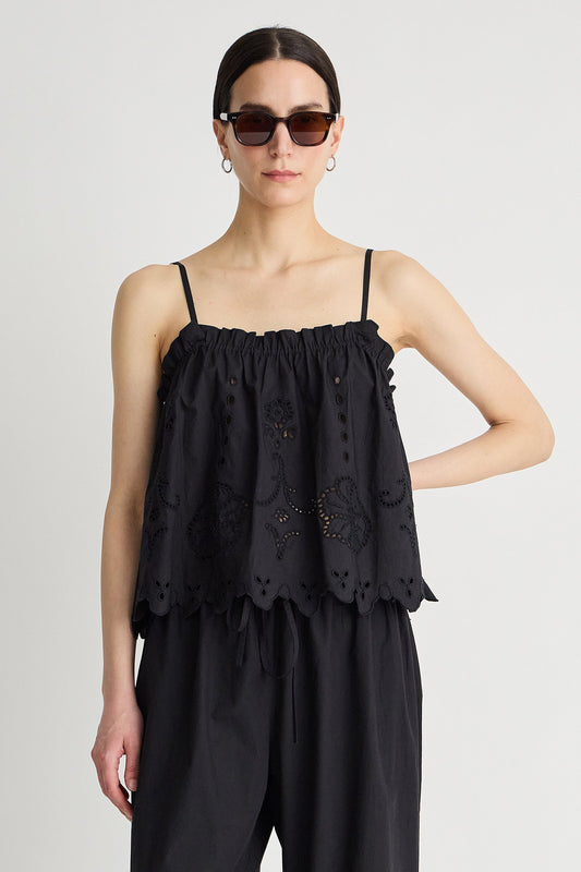 EMBROIDERED CAMI