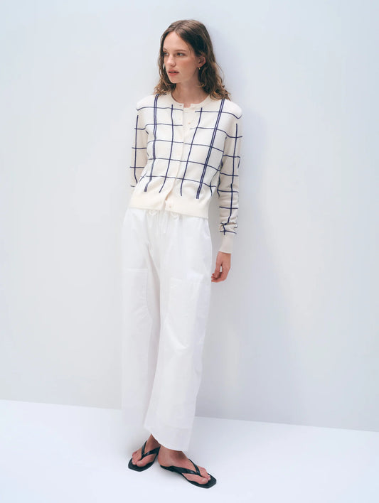Windowpane Cardigan