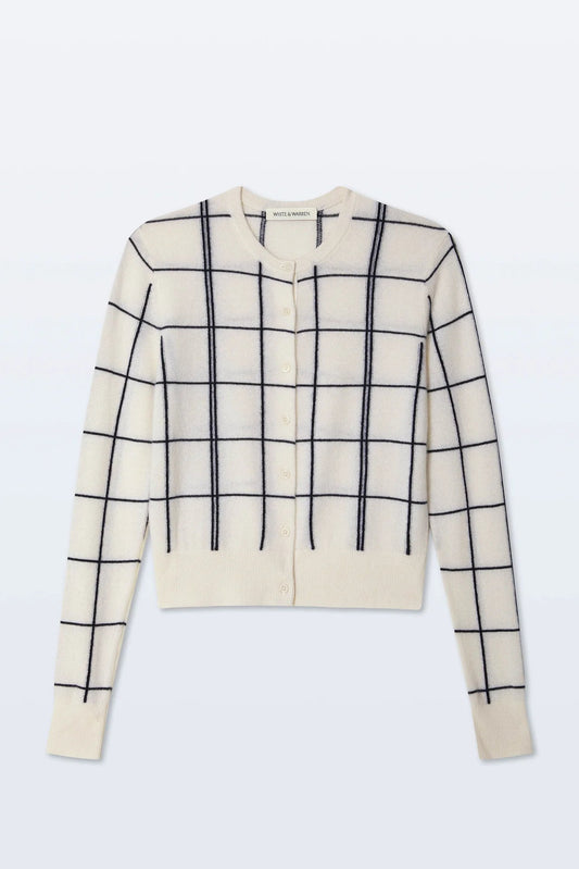 Windowpane Cardigan