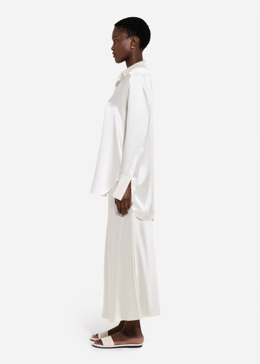 SILK SLIP SKIRT