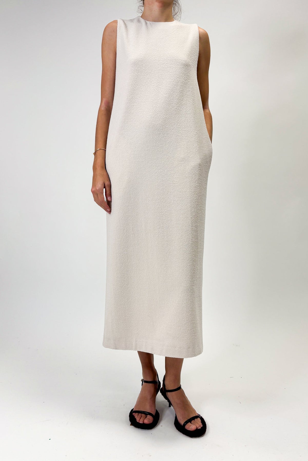 Boucle Shift Dress w Jwls
