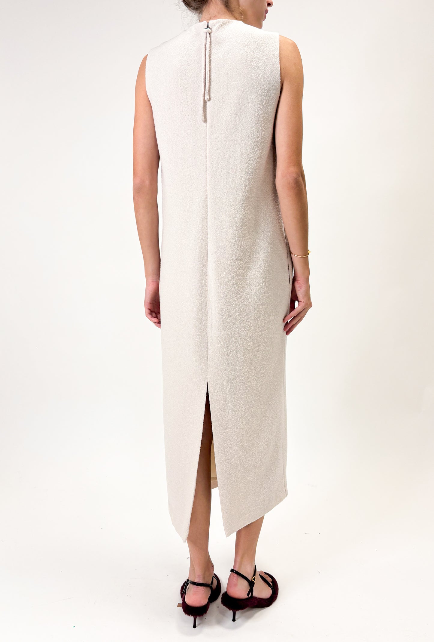 BOUCLE SHIFT DRESS