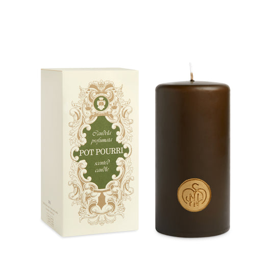 POT POURRI SCENTED PILLAR CANDLE