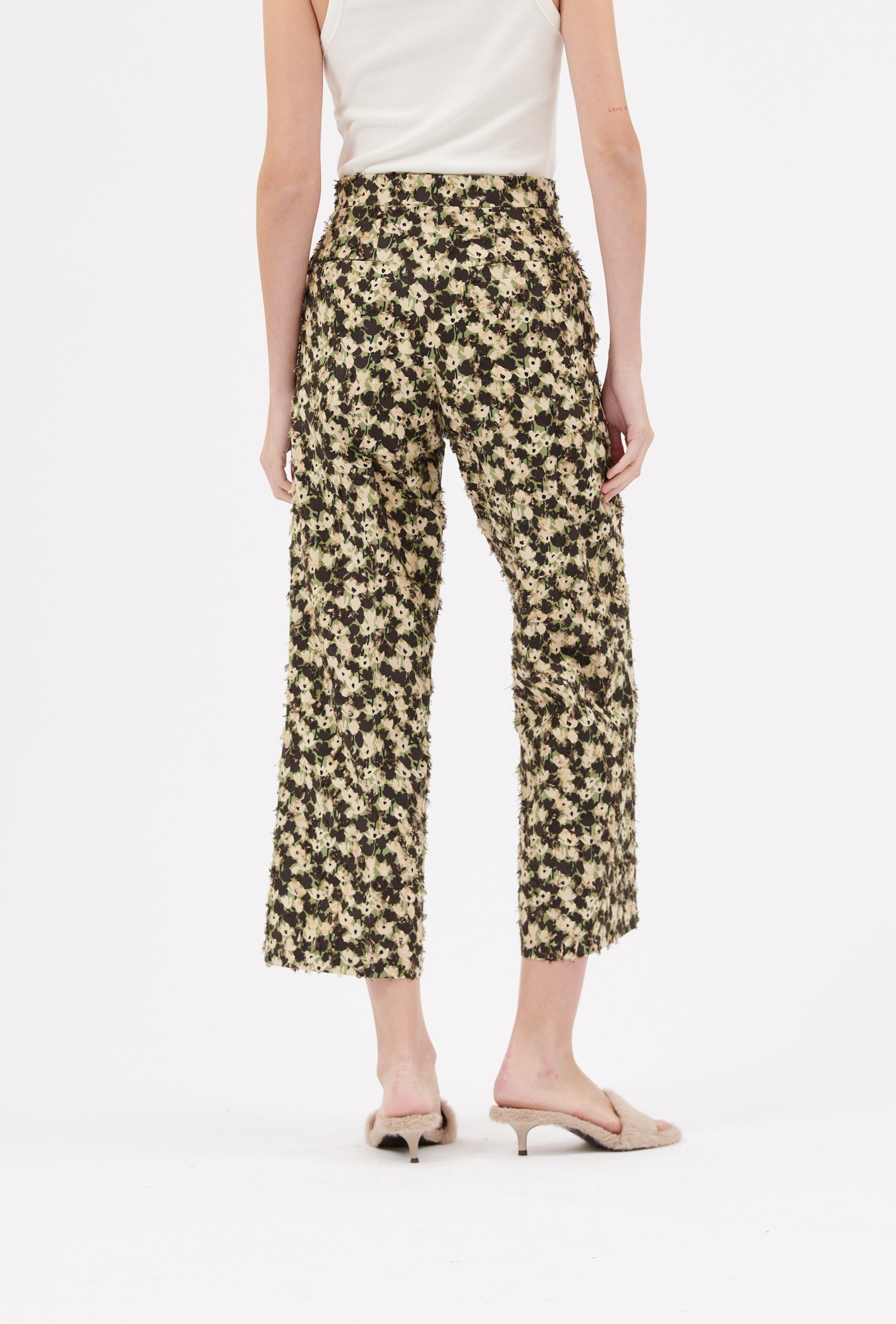 FLOCKED PANTS