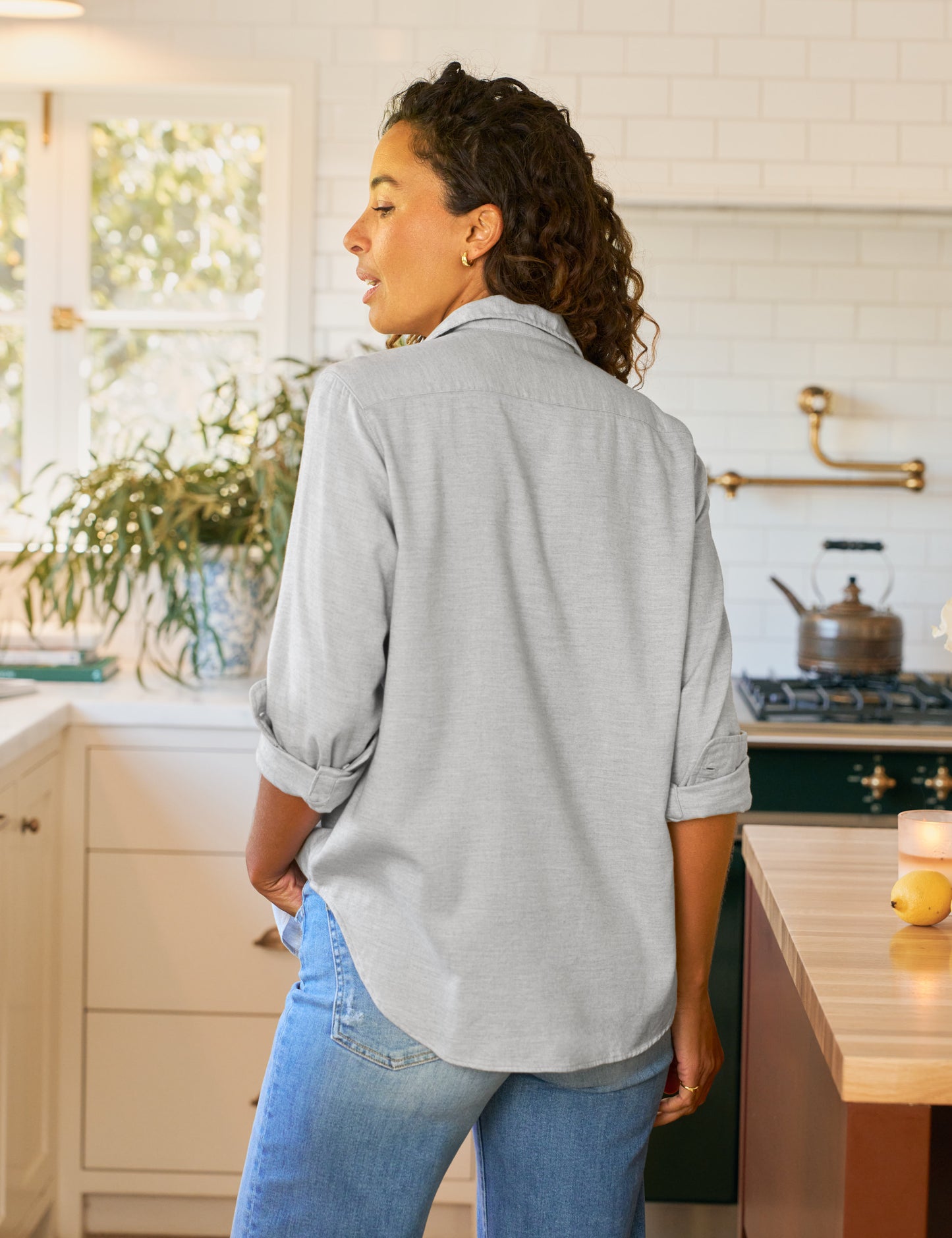 Eileen Shirt - Light Grey