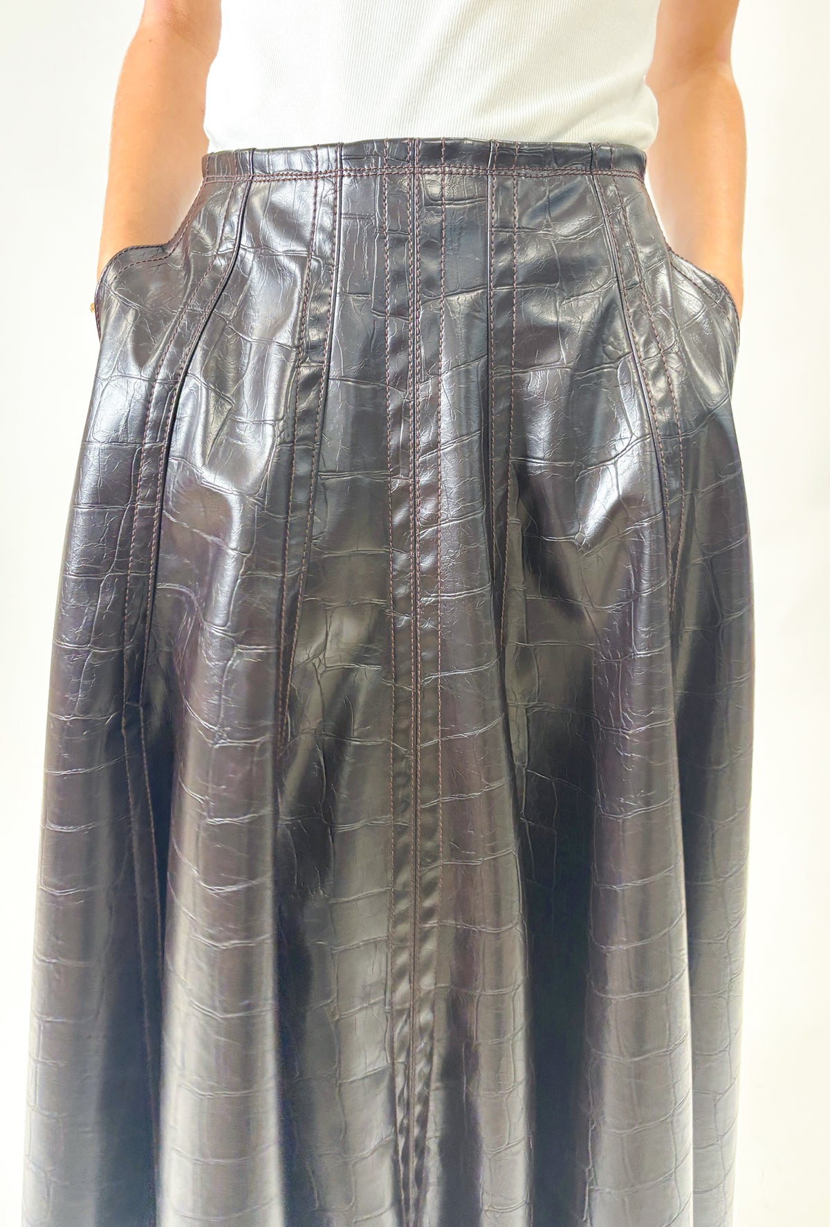 CROC SKIRT