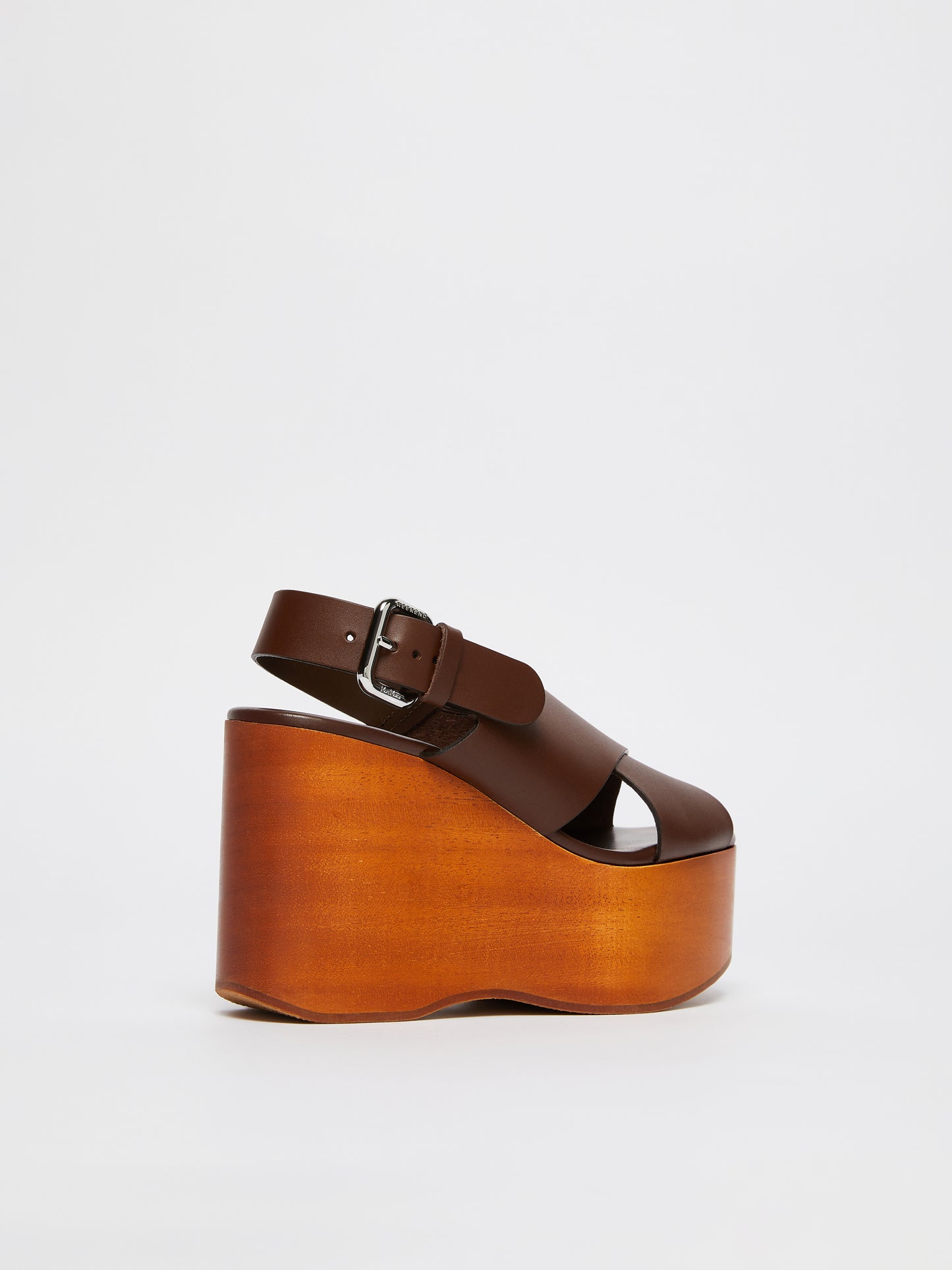 LEATHER WOOD CLOG