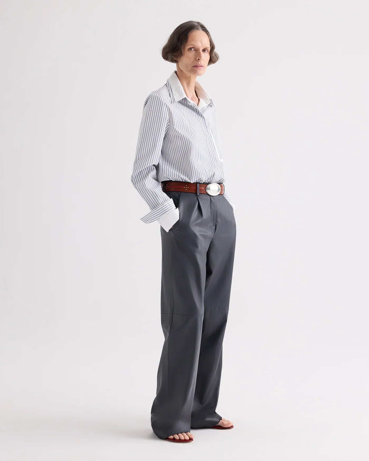 DOUBLE LAYER BOYFRIEND SHIRT