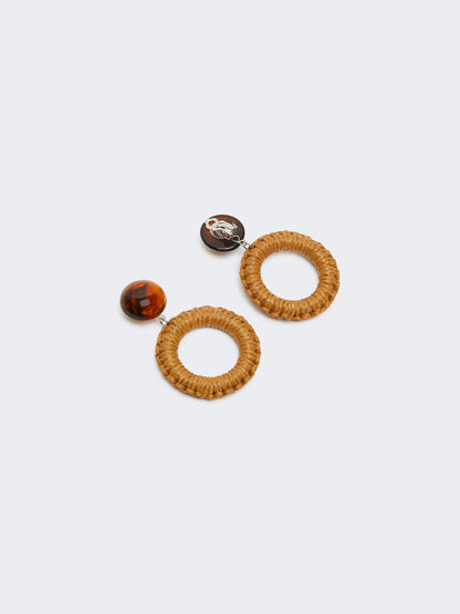 RAFFIA EARRINGS