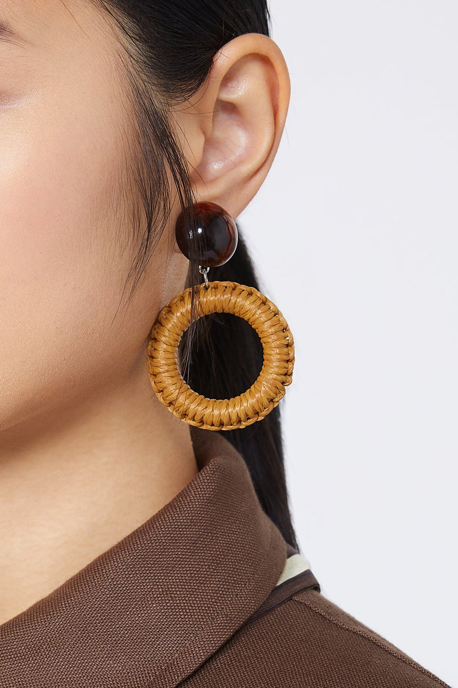 RAFFIA EARRINGS