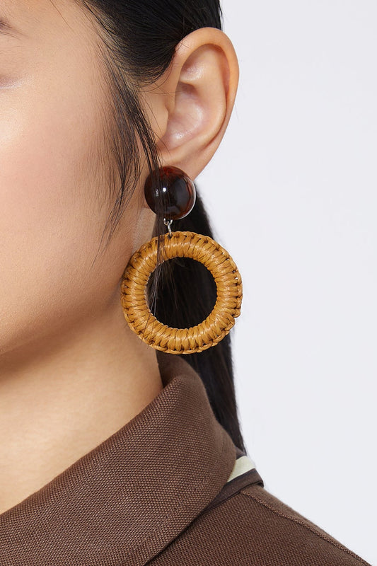 RAFFIA EARRINGS