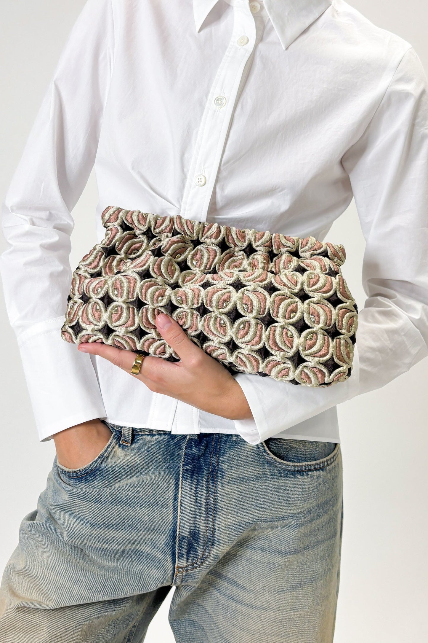 BROCADE CLUTCH