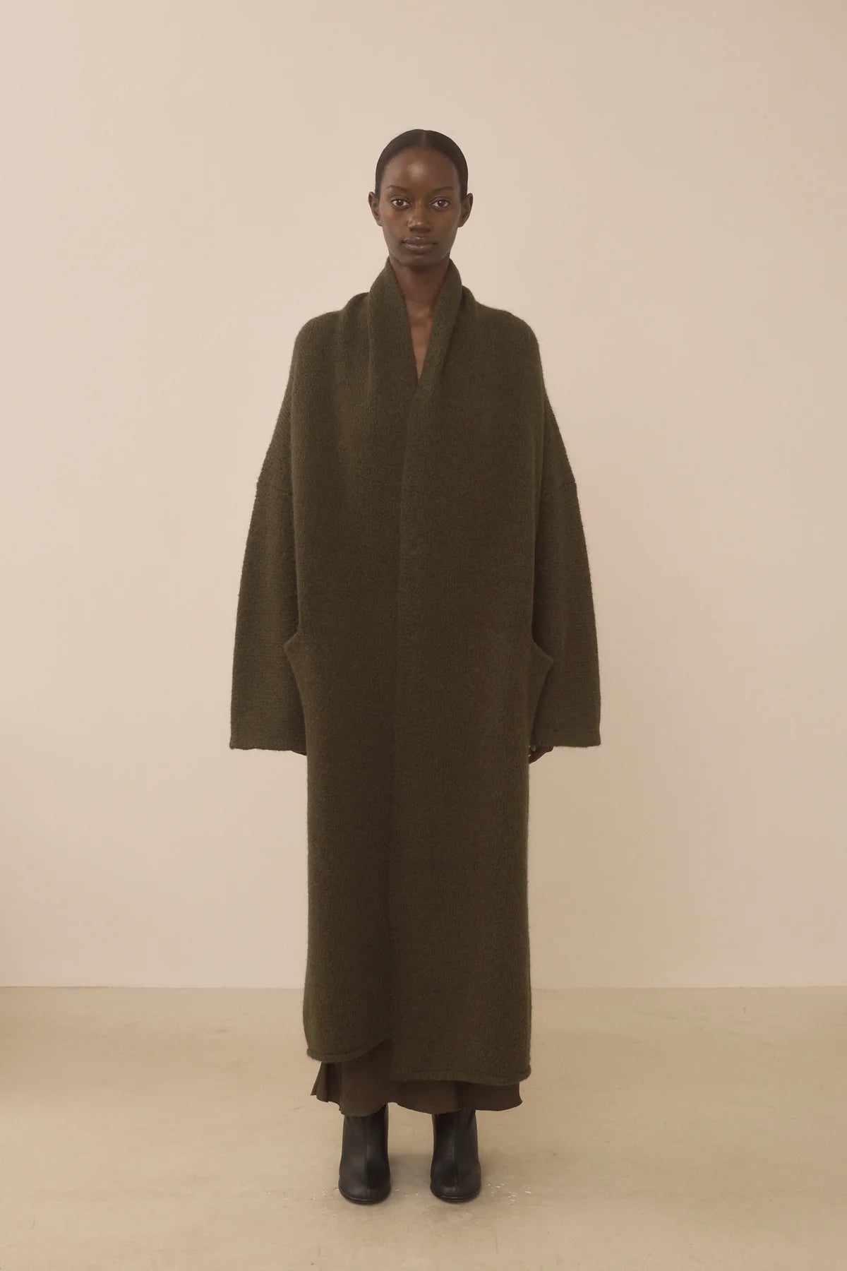 LONG SHAWL CARDIGAN