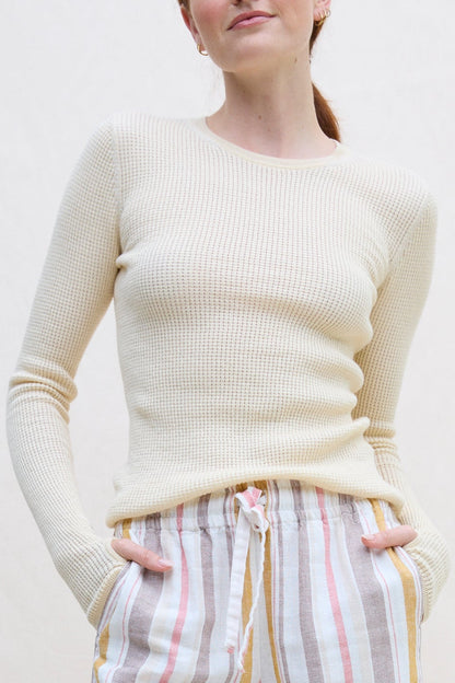 SHIRTTAIL WAFFLE CREW