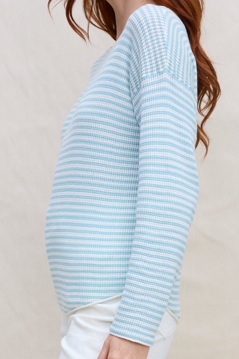 SHIRTTAIL EASY BOATNECK