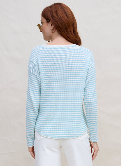SHIRTTAIL EASY BOATNECK