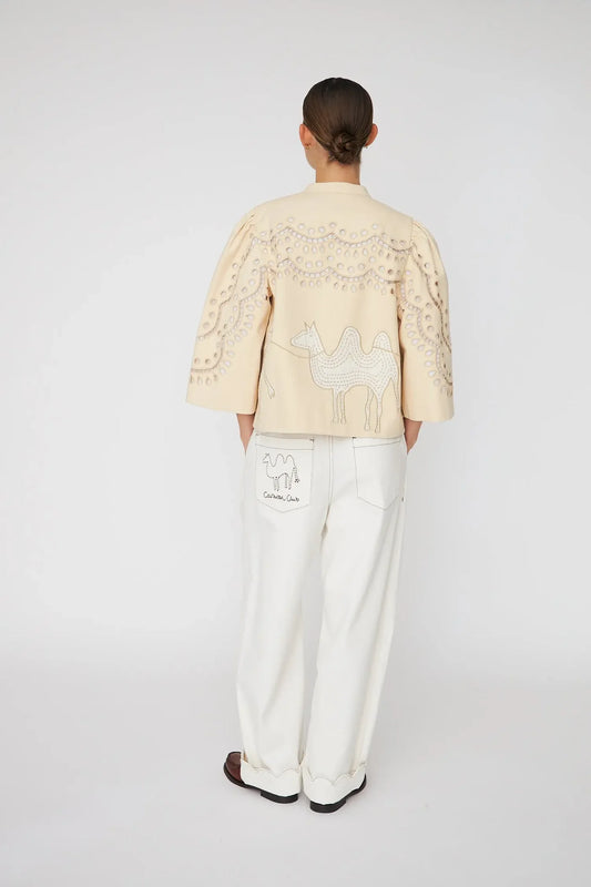 EMBROIDERED ANGLAISE JACKET