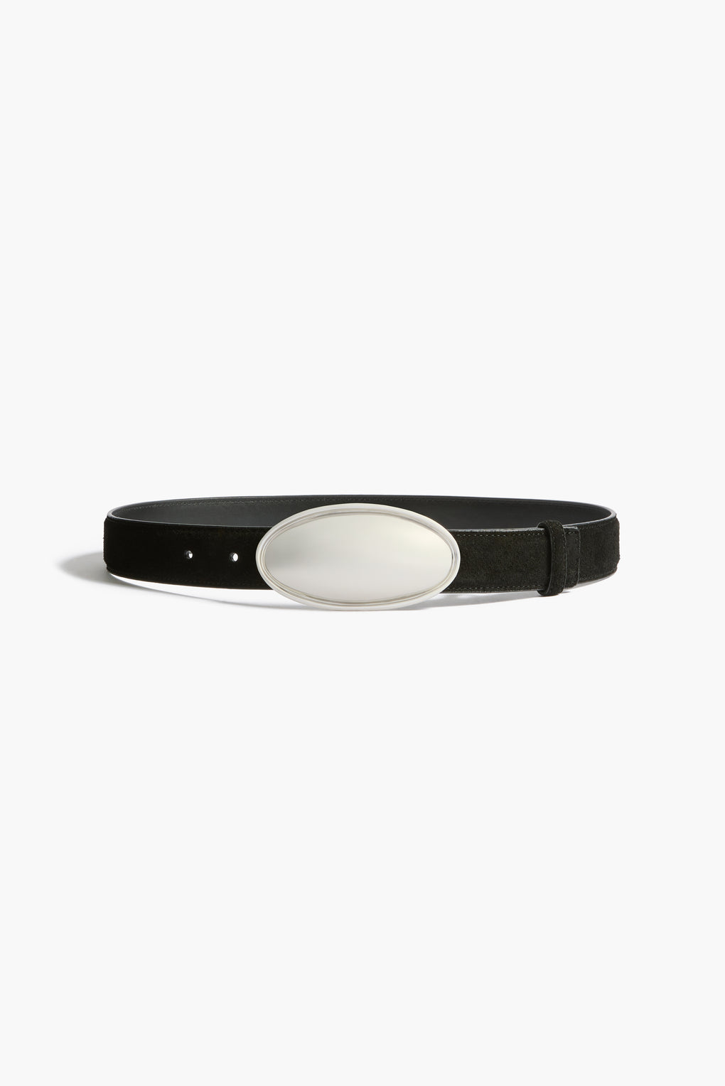 Oval buckle belt