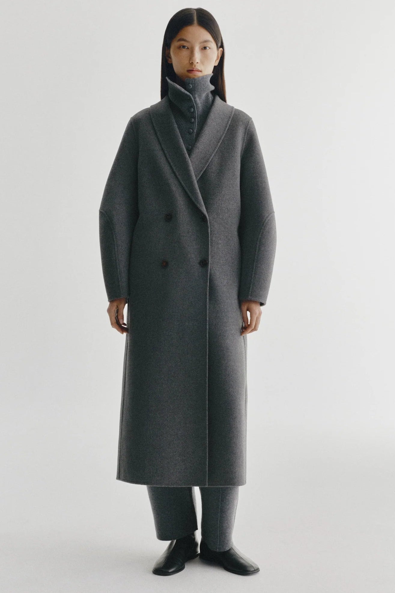 DOUBLE SHAWL COAT