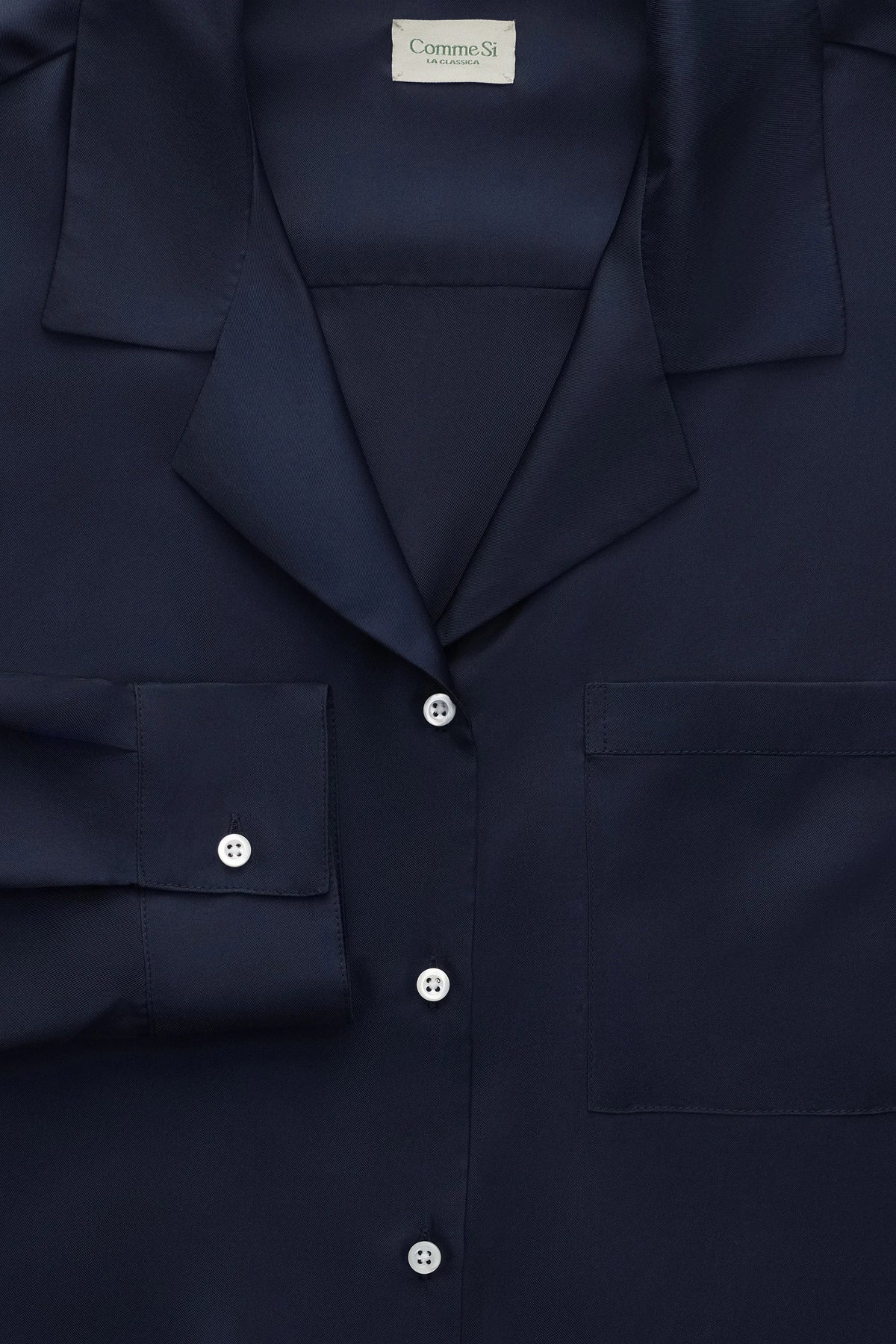 NOTCH COLLAR SHIRT