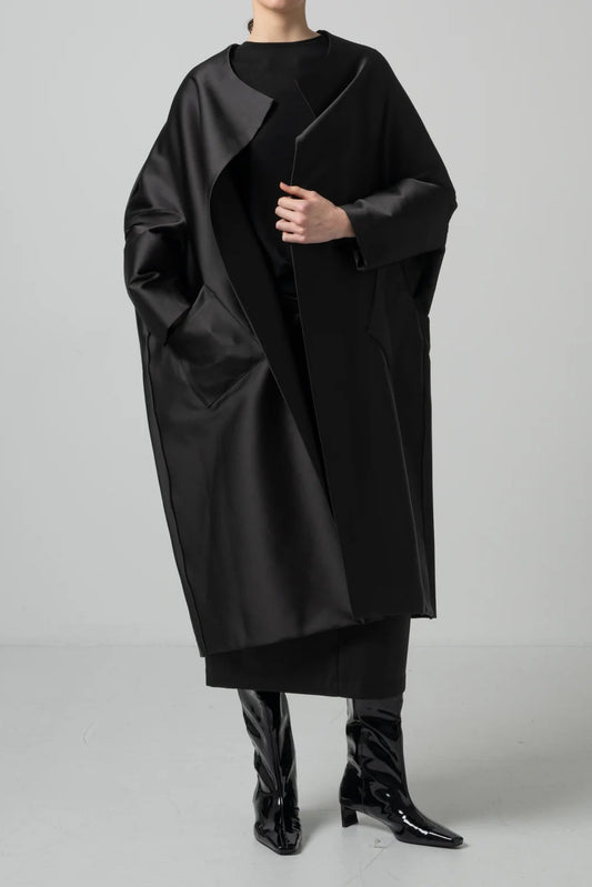 OAKLYNN COLLARLESS COAT