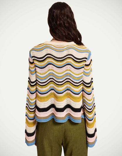 CHEVRON COTTON KNIT