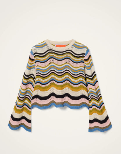 CHEVRON COTTON KNIT