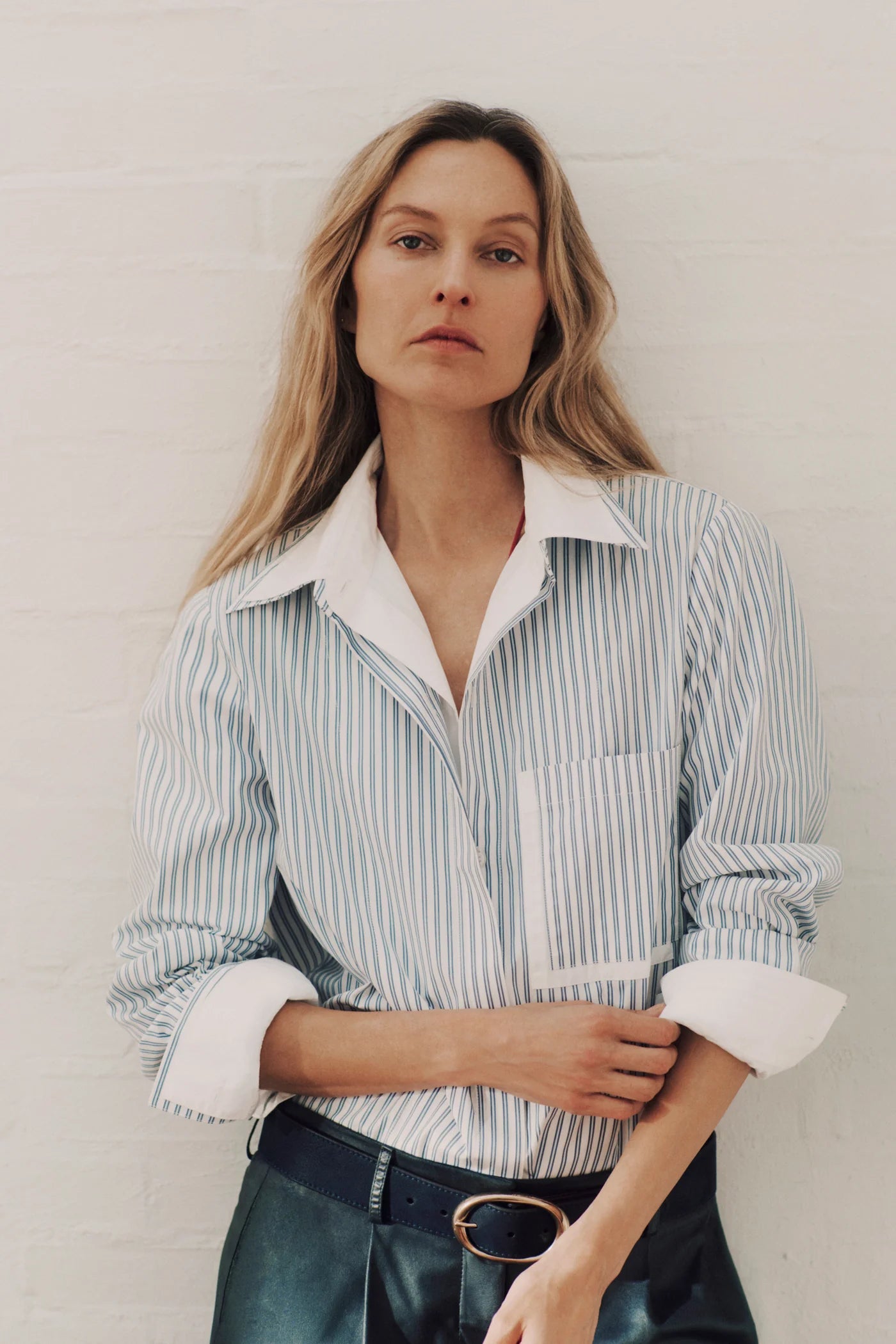 DOUBLE LAYER BOYFRIEND SHIRT