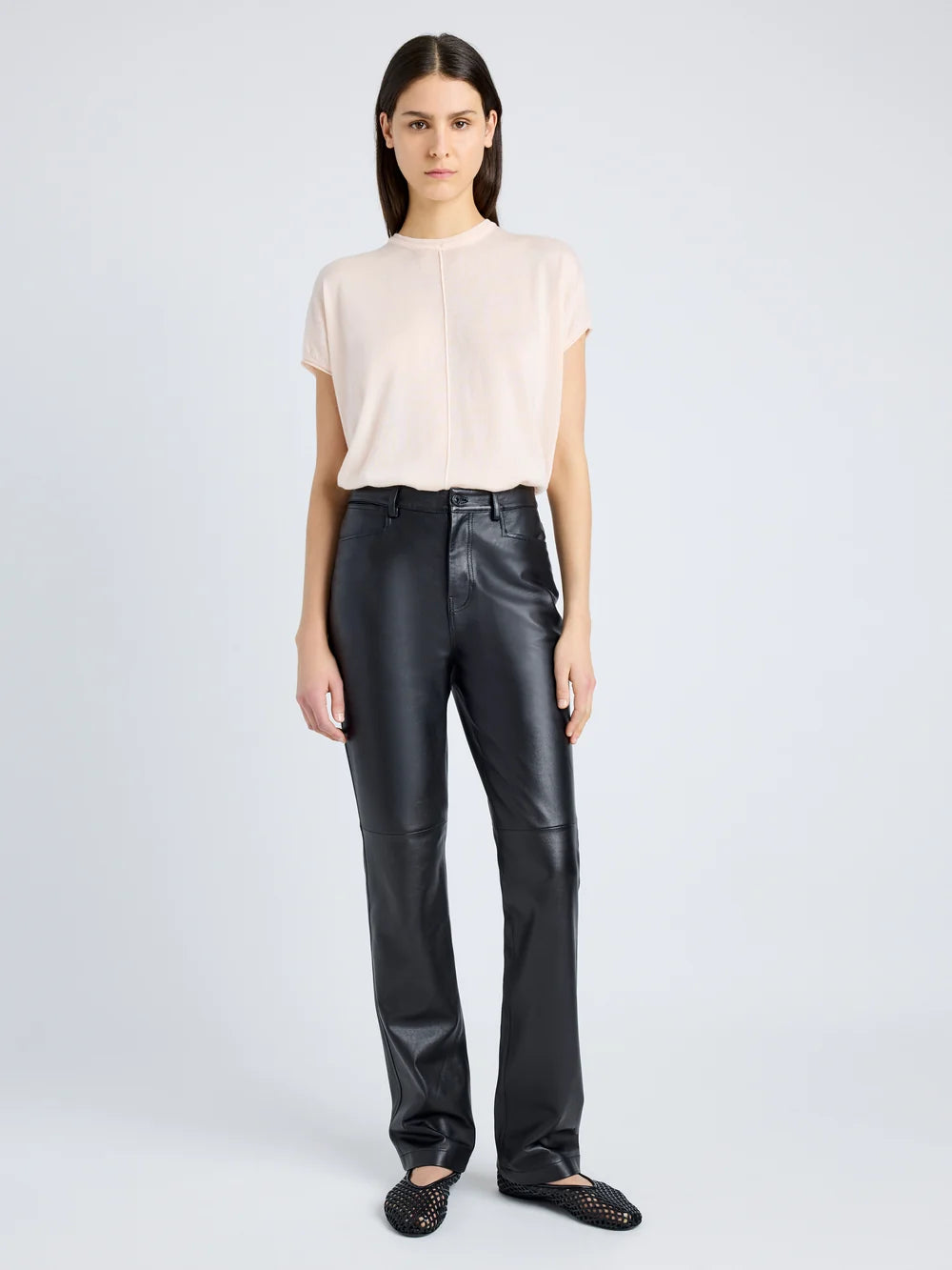 MAXINE PANT IN LIGHTWEIGHT LEATHER