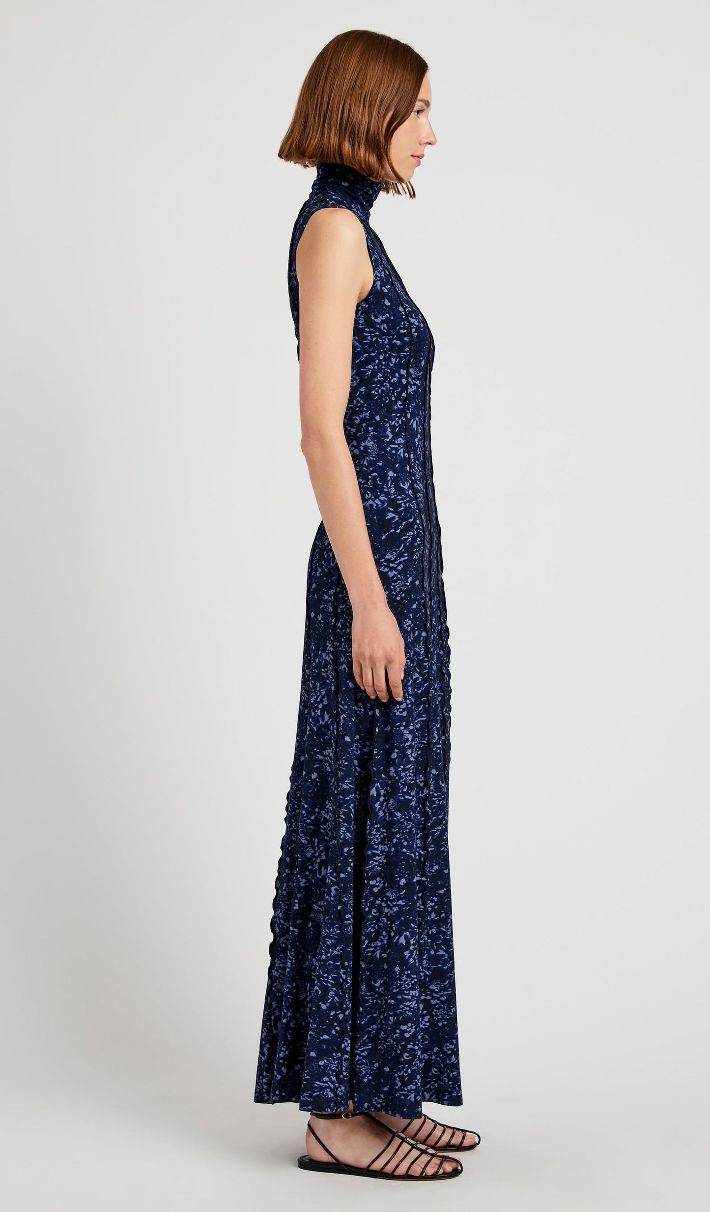 Valentina Dress in Printed Jersey