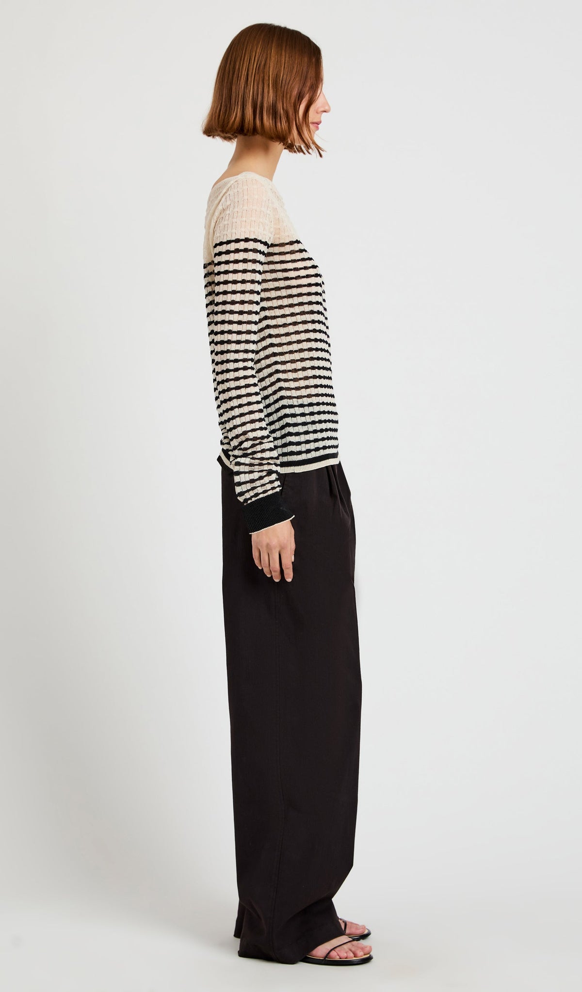 Britta Sweater in Breton Stripe