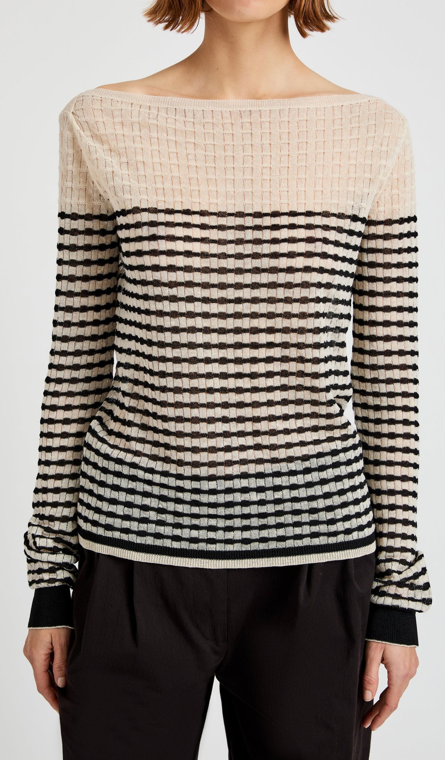 Britta Sweater in Breton Stripe