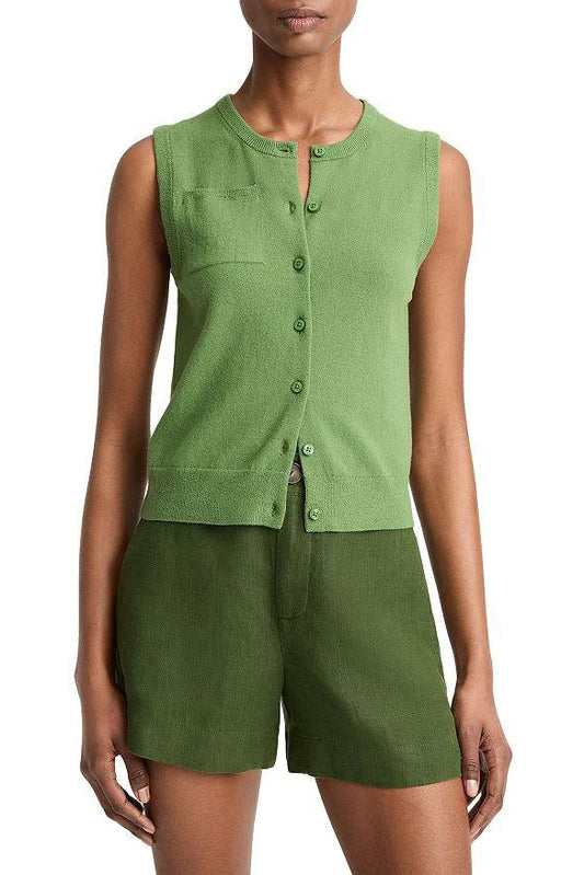 POCKET TANK CARDIGAN
