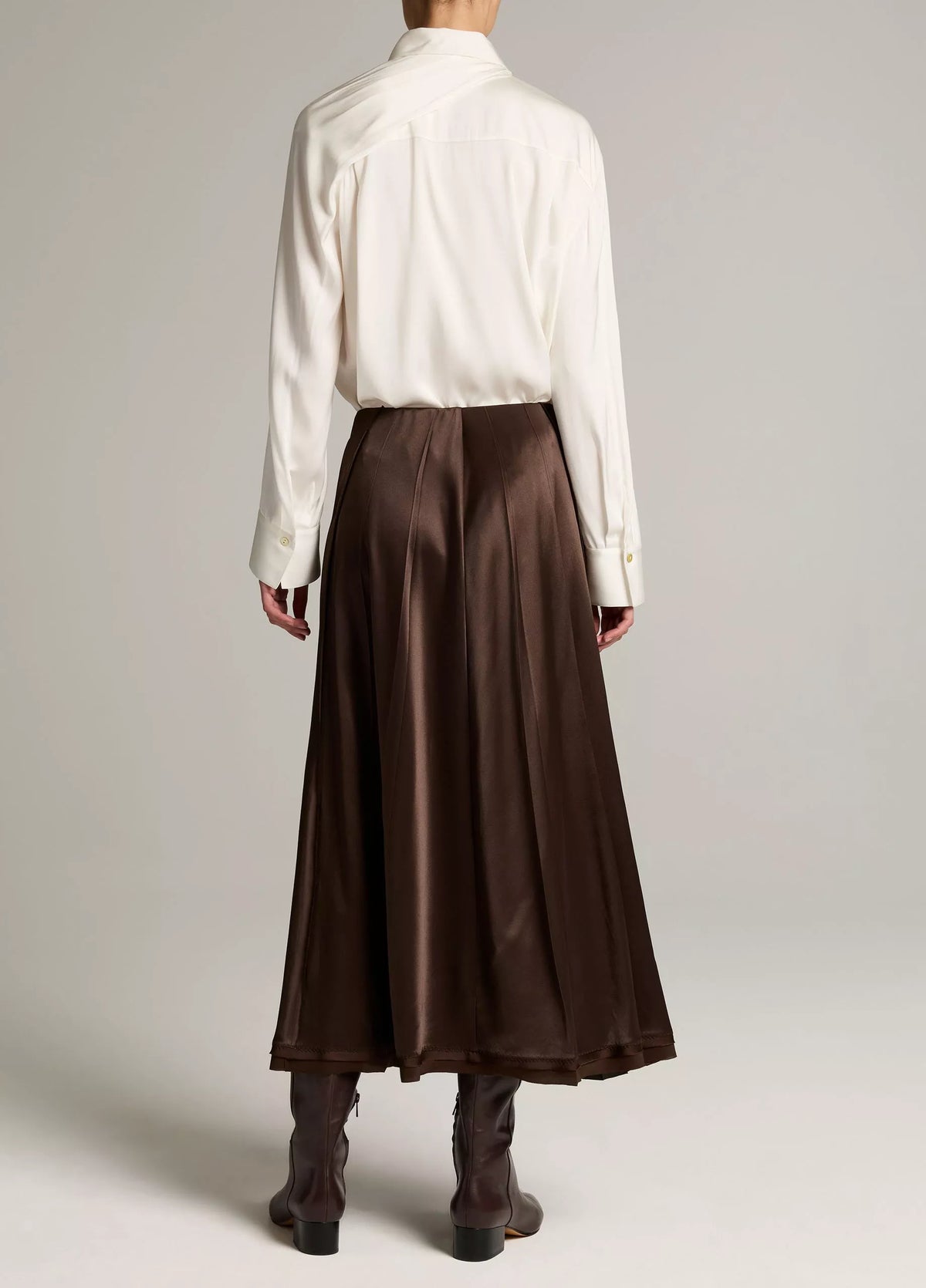 Creased Pleated Skirt