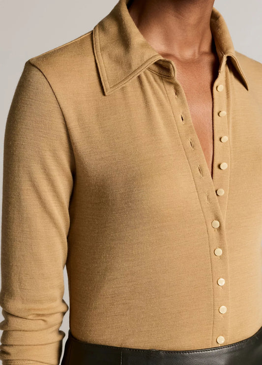 COLLARED CARDIGAN